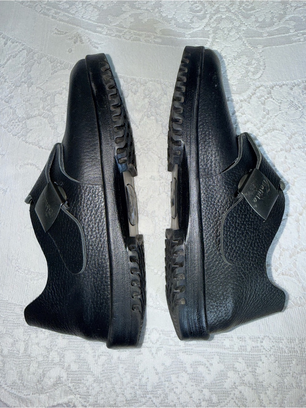 Betula by Birkenstock Black Leather Clog Mules Size 38 US L7 M5 Made in Germany - Picture 4 of 11